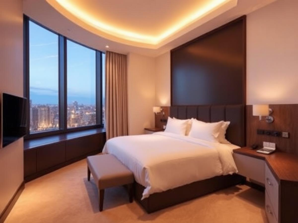 Habitación de hotel elegante